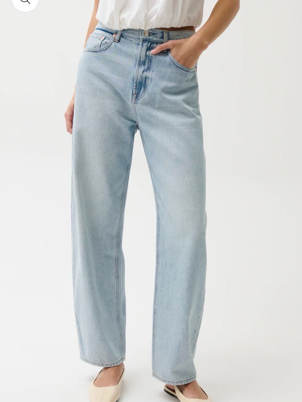 Pistola Wes high rise barrel jeans size 28